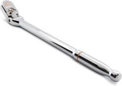 GEARWRENCH 81215XP 3/8" Drive 120XP Full Polish Chrome Flex Head Teardrop Ratchet