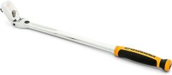 GEARWRENCH 81321 3/8" Drive 120XP Locking Flex Head Ratchet with Cushion Grip