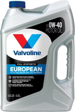 Valvoline 881155 European Vehicle Full Synthetic SAE 0W-40 Motor Oil 5 Quart