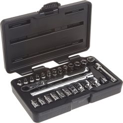 GEARWRENCH 891427 27 Pc. 1/4" Drive 6 Pt. Pass-Thru Mechanics Tool Set, Standard SAE/Metric