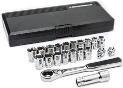 GEARWRENCH 8921 21 Pc. 3/8" Drive 6 Pt. Pass-Thru™ Tool Set, SAE/Metric