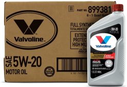 Valvoline 899381-CS Extended Protection High Mileage with Ultra MaxLife Technology 5W-20 Full Synthetic Motor Oil 1 QT, Case of 6