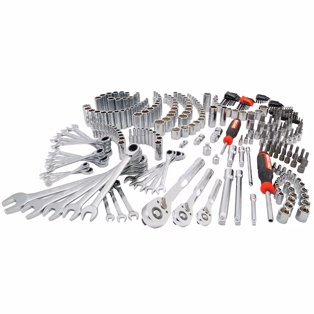 CRAFTSMAN CMMT12139 - 298 -Piece Standard (SAE) and Metric Polished chrome Mechanics Tool Set (no case)
