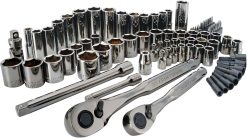 Craftsman CMMT82335L Mechanics Tool Set, 1/4" & 3/8" Drive, SAE/Metric, 81 Piece