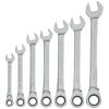 CRAFTSMAN CMMT87019 Ratchet Wrench, 12 Point, 7-Piece Set