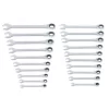 CRAFTSMAN CMMT87220 20 Piece Ratcheting Combination Wrench Set, SAE/Metric