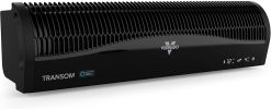 Vornado FA1-0137-06 TRANSOM AE Window Fan with Alexa, 4 Speeds, Reversible Exhaust Mode, Weather Resistant Case, Whole Room, Black